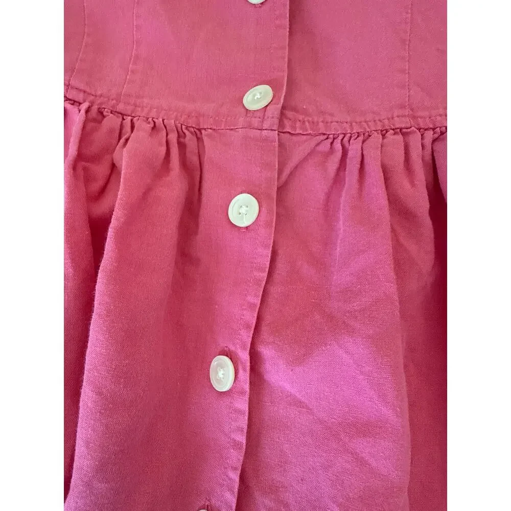 Gap Vintage Y2K 90’s Linen Cotton blend girls XS Dress